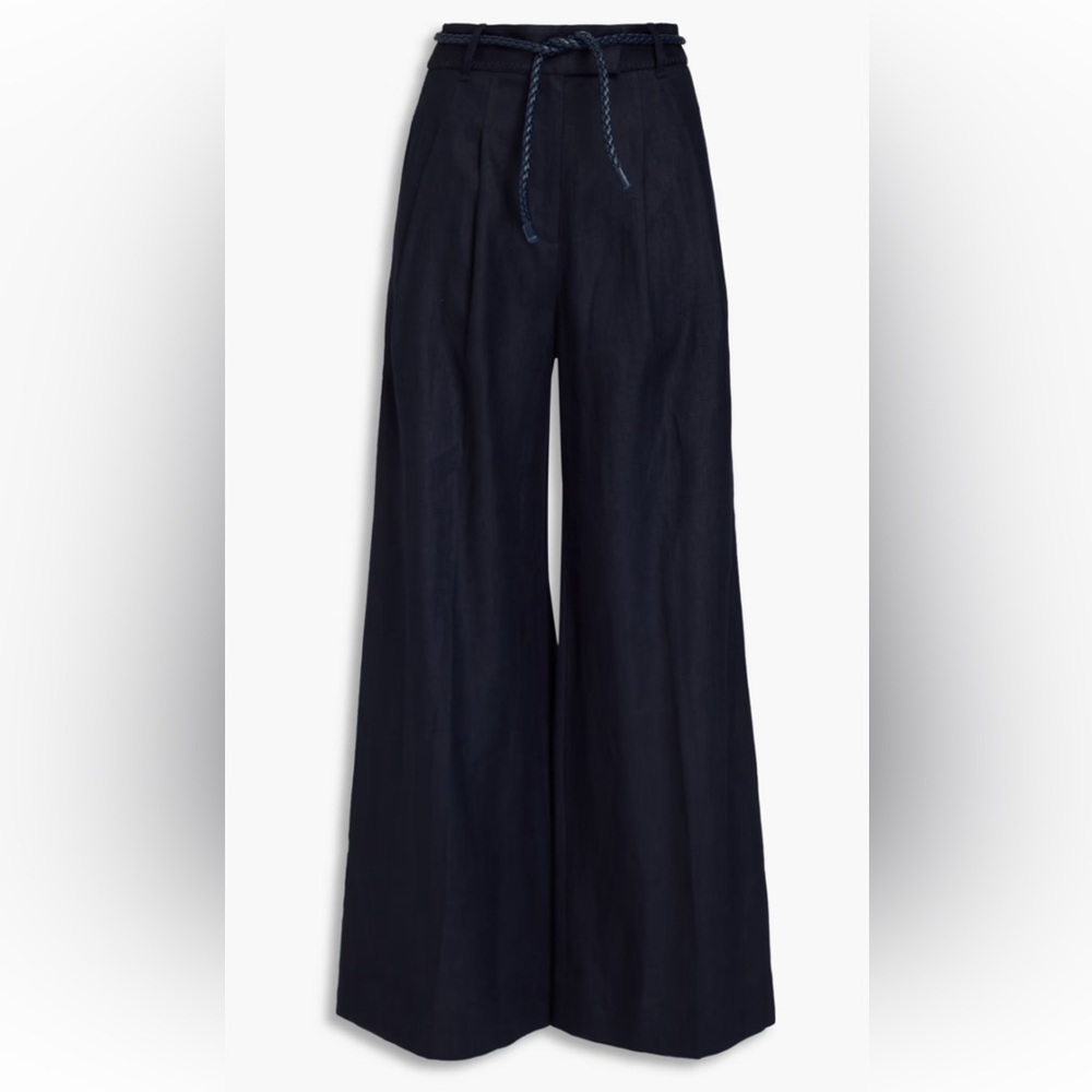 Zimmermann  Black Dress linen Pants